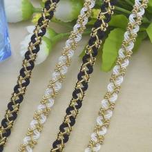 5m 10MM Gold/Silver Trim Sewing Centipede Braided Lace Ribbon Home Party Decoration DIY Clothes Curve Lace Accessories 2024 - buy cheap