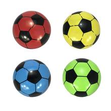 Bola de futebol inflável grossa de pvc, booucy de futebol para crianças pequenas, brinquedos educacionais, bolas elásticas 2024 - compre barato