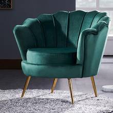 Ins Single Sofa Light Luxury Tiger Chair Fabric Sofa Northern Europe Simple Iron Sofa Bedroom Lazy Chair 2024 - buy cheap