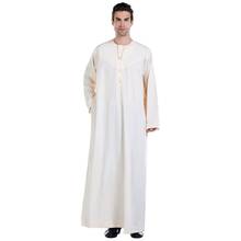 Ropa islámica musulmana para hombres árabes, túnica tradicional de Oriente Medio, Thawb, Thobe, Galabeya, saudíes, Jubbah, Dishdasha, Kurta, Indonesia 2024 - compra barato