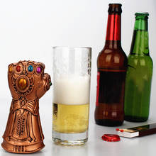 Raytheon Beer Bottle Openers Hammer shape Of Thor Shaped Opener Magnet Infinity Thanos Gauntlet Soda Glass Caps Remover Openers 2024 - buy cheap