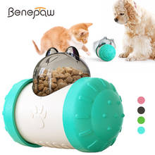 Benpaw brinquedo educacional para animais de estimação, brinquedo para alimentação lenta e atóxico, quebra-cabeças para gato, cachorro, sem bateria, interativo, dispensador de comida 2024 - compre barato
