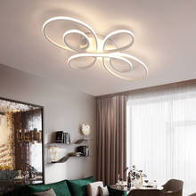 Lámpara de techo moderna de aluminio para sala de estar, luz led con control remoto, forma especial, dormitorio, pasillo, accesorio de iluminación de techo Nórdico 2024 - compra barato