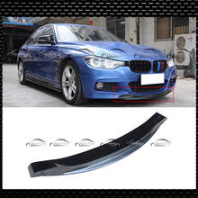 Real Carbon Fiber Front Bumper Lip Spoiler Fits For BMW F30 F31 Model M-TECH 2024 - buy cheap