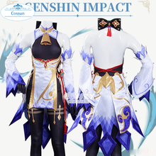 COSSUN Anime Genshin Impact Ganyu Game Suit Dress Uniform Gan Yu Cosplay Costume Halloween Party Outfit For Women 2021 New 2024 - buy cheap