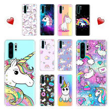 Rainbow Unicorn Hawei Cover For P Smart 2020 2019 2018 Case For Huawei P10 P20 P30 Llite P40 Pro Coque For PSmart Z Phone Shell 2024 - buy cheap