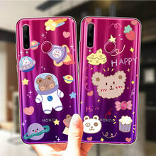 Cute Space Bear Rabbit Art Case For Huawei Honor 20i 10i 30i 10X 30 20 10 Lite 9X 8X 8C Mate 20 Lite Pro Soft Silicone Cover 2024 - buy cheap