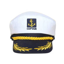Chapéu marinho capitão marinho, chapéu vintage, marinho, militar 2024 - compre barato