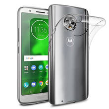 Funda ultrafina para Motorola Moto E6s E6 Plus Play, carcasa trasera de silicona transparente, parachoques ajustado para Moto E6 Plus 2024 - compra barato