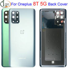 Original 100% New Glass For OnePlus 8T Battery Cover Rear Housing Cover Repair oneplus 8t Back Door Replacement 2024 - buy cheap