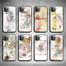 cute Sarah Kay Phone Case Tempered Glass For iPhone 11 Pro XR XS MAX 8 X 7 6S 6 Plus SE 2020 case 2024 - buy cheap