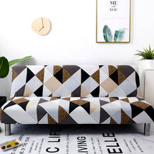 Sofá cama capa para sala de estar sofá dobrável cobre elástico material slipcovers macio 2024 - compre barato