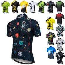 Weimostar Cartoon Cycling Jersey Astronaut Bicycle Cycling Clothing Ropa Ciclismo Quick Dry MTB Bike Jersey Road Bicycle Shirt 2024 - buy cheap