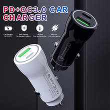 QC3.0+3A PD Dual USB Car Charger LCD Display 12-24V Cigarette Socket Lighter Fast Charger Power Auto USB Adapter Upgraded 2024 - buy cheap