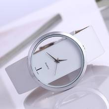 Reloj de cuarzo de cuero para mujer, cronógrafo de lujo, redondo, de marca superior 2024 - compra barato