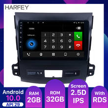 Harfey Android 10.0 2din Car Multimedia Player for 2006-2014 MITSUBISHI Outlander 9 inch car GPS Radio Support Backup camera DVR 2024 - buy cheap