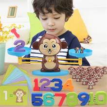 Juego de matemáticas educativo Monkey Balance para que los niños aprendan a contar números y matemáticas básicas, juguete de aprendizaje STEM de 65 piezas 2024 - compra barato