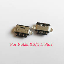 Conector micro usb para nokia, porta de carregamento para nokia 3 6 7 plus 8 6.1 7.1 5.1 plus x5 x6 x7 2024 - compre barato