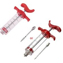 Stainless Steel Spice Syringe Marinade Injector Flavor Syringe Cooking Meat Poultry Turkey Chicken Kitchen BBQ Tool 2024 - buy cheap