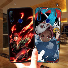 Cute Demon Slayer Anime Phone Case For Huawei Honor 30 9 10 20 10X Lite Pro 10i 20i 30i 8X 9X 8C Y9 Black Soft Silicone Cover 2024 - buy cheap