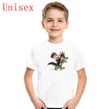 Camiseta de estilo Punk de último diseño para niños, ropa con estampado de cocodrilo, guitarra, rock & roll, no dead 2024 - compra barato