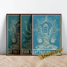 Ashtanga Yoga Art Prints Retro Poster Meditation Namaste Canvas Painting Yoga Studio Fitness Room Wall Picture Modern Home Decor 2024 - buy cheap