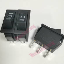 Interruptor rocker 20 flash kcd3 3p 3pin 3-positon 16a/250v 13.5*30mm ligado/desligado 2024 - compre barato