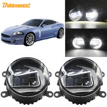 Buildreamen2-proyector LED para coche, luz antiniebla del parachoques delantero, lámpara diurna DRL, color blanco, 90mm, 12V, para Jaguar XK _ J43 _ 2006-2013 2024 - compra barato