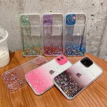 Slim Case For Apple iPhone 13 12 11 Pro X XS Max 7 8  6 6s Plus  XR SE Glitte Bling Camera Protection Anti-fall Soft TPU Cover 2024 - buy cheap