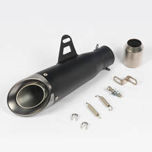 51mm Motorcycle Exhaust Muffler Steel Exhaust Sport Scooter Motorbike Pipe For R1 R3 CB600 FZ6 Nvx155 S1000R 2024 - buy cheap