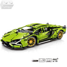 NEW Hot High-tech Racing Car Speed Champion Building Blocks MOC Classic Model Supercar Kit Bricks Kids Toys Boys Birthday Gifts 2024 - buy cheap