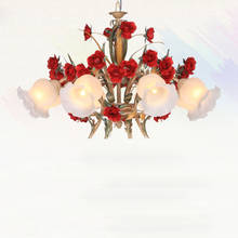 led e27 Postmodern Iron Glass Flower LED Lamp LED Light.Pendant Lights.Pendant Lamp.Pendant light For Dinning Room 2024 - buy cheap