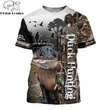 2020 Summer Men t shirt 3D Duck Hunting Printed T-Shirts Harajuku Casual short Sleeve Tee shirts Unisex Cool t-shirt QDL006 2024 - buy cheap