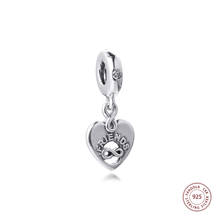 Fits Original Europe Bracelet 925 Sterling Silver Friends Forever Heart Dangle Charms Crystal Beads DIY Jewelry Making Berloque 2024 - buy cheap
