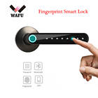 WAFU 016 Fingerprint Smart Lock Bluetooth Password Handle Door Lock Handle Fingerpinte Lock APP Unlock Keyless Entry Password 2026 - buy cheap WAFU 016 Fingerprint Smart Lock Bluetooth Password Handle Door Lock Handle Fingerpinte Lock APP Unlock Keyless Entry Password 2026 - buy cheap