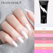 9 cores extensão do prego gel molde de unha fototerapia cola uv gel verniz poligel claro rosa gel laca kit embeber fora 15g arte tslm1 2024 - compre barato