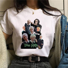 Женская футболка Draco Malfoy Tumblr с умственным свиданием, футболка в стиле Харадзюку, Повседневная футболка, новая летняя забавная женская футболка 2024 - купить недорого