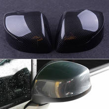 DWCX 2Pcs ABS Carbon Fiber Style Side Rear View Mirror Cover Trim Caps Fit for Honda Civic 9th 2012 2013 2024 - buy cheap