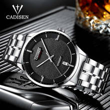 CADISEN Original Brand Mechanical NH35 Watch For Men Automatic Watch Men Stainless Steel Waterproof Clock relogio masculino 2022 2024 - buy cheap