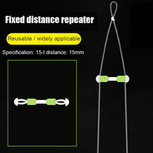 Hook Fixed Distance Splitter Fish Anti-wrap Beans Compression Resistance Silicone Double Hook Outdoor Fishing 2024 - buy cheap