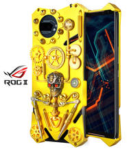 Asus Rog 2 чехол для телефона Rog Phone 2 Роскошный Металлический механический Чехол-Броня защитный чехол Rog 2 чехол для телефона 2024 - купить недорого