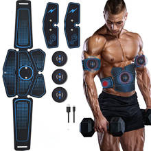 Home Gym Abdominal Muscle Stimulator Trainer EMS Abs Fitness Equipment Training Gear Muscles Electrostimulator Toner Exercise 2024 - buy cheap