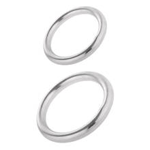 2 x Anillo O de Aceco Inoxidable sin Soldadura Anclaje Fijar Hardware Diámetro de 30mm + 40mm 2024 - compra barato