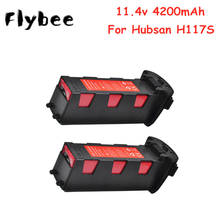 Batería de 11,4 v 4200mAh para Hubsan H117S Zino GPS RC FPV cámara de carreras, piezas de cuadricóptero, batería de 11,4 V y juego de cargador 2024 - compra barato