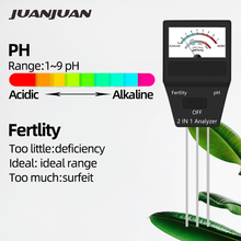 Medidor de PH del suelo 2 en 1, probador de acidez, medidor de fertilización con 3 sondas, herramienta de prueba de PH fértil de plantas, probador de fertilización para jardín, 40% de descuento 2024 - compra barato