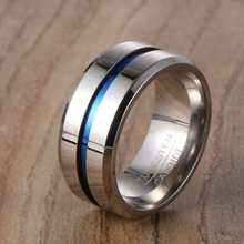 New Hot Men's Fashion Stainless Steel Smooth Ring Titanium Steel Punk Style Party Jewelry Anniversary Gift 2024 - buy cheap