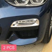 Embellecedores cromados de la cubierta del marco de la luz antiniebla delantera para BMW X3 G01 M Sport 2018 2019 2020 2024 - compra barato