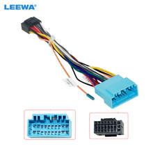 LEEWA Car 16pin Audio Wiring Harness For Buick Excelle Wuling Hongguang S Aftermarket Stereo Installation Wire Adapter #CA6774 2024 - buy cheap