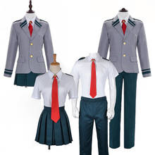HKSNG My Hero Academia Summer Winiter Uniform Set Midoriya Izuku Bakugou Katsuki Ochaco Uraraka Anime Dress Coat Cosplay Costume 2024 - buy cheap