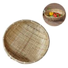 Big deal Storage Basket, Natural Handmade Bamboo Baskets Fruit and Vegetables Fruit Basket Fruit Basket 2024 - buy cheap